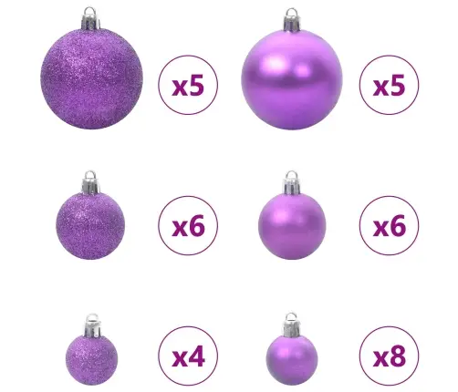 Mākslīgā Ziemassvētku Eglīte Balts 120 Cm Pvc Un Tērauds Vidaxl