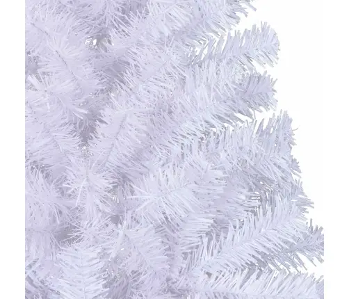 Mākslīgā Ziemassvētku Eglīte Balts 240 Cm Pvc Un Tērauds Vidaxl