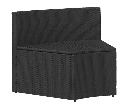 Diivanikomplekt 2 Pcs Must Tugev Akatsiapuit Ja Polürotang