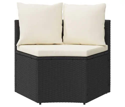 Diivanikomplekt 2 Pcs Must Tugev Akatsiapuit Ja Polürotang