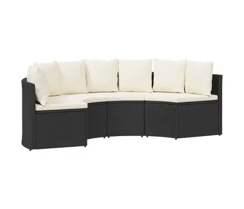 Diivanikomplekt 2 Pcs Must Tugev Akatsiapuit Ja Polürotang