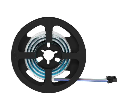 Led Stripa 4 Pcs Melna Un Caurredzama 55 X 0,8 X 0,3 Cm Vidaxl