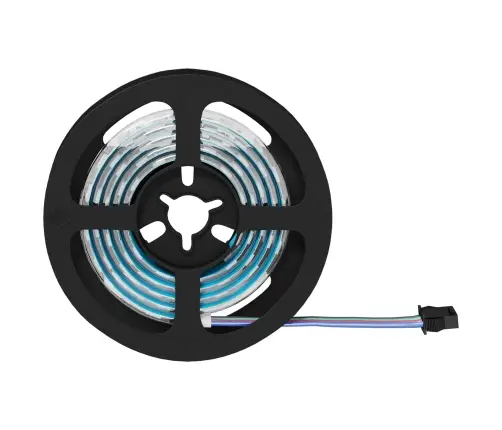 Led Stripa 4 Pcs Melna Un Caurredzama 90 X 0,8 X 0,3 Cm Vidaxl