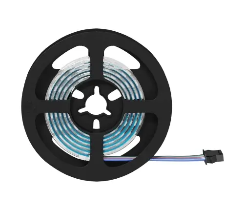 Led Stripa 4 Pcs Melna Un Caurredzama 120 X 0,8 X 0,3 Cm Vidaxl