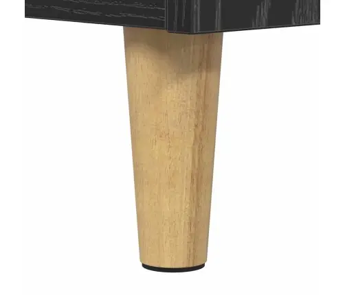 Apavu Skapis Melns Ozolkoks 102 X 36 X 60 Cm Inženierijas Koks Vidaxl