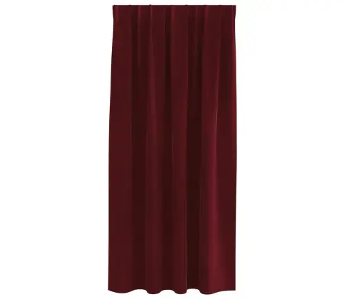 Aptumšojošie Aizkari 2 Pcs Vīna Sarkans 140 X 175 Cm Samts Vidaxl