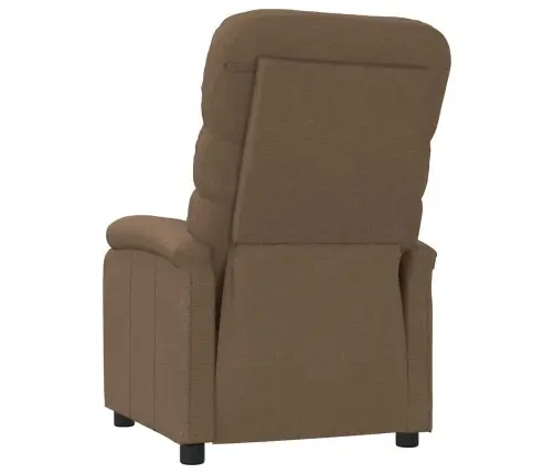 Atpūtas Krēsls, Atgāžams, Brūns Audums Vidaxl