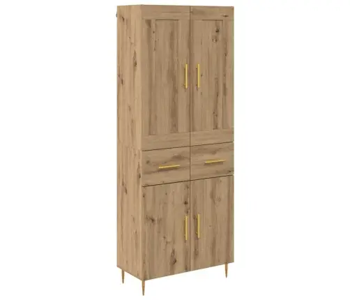 Augstais Skapītis Artisānā Ozols 69,5 X 34 X 180 Cm Inženierijas Koks