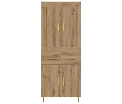 Augstais Skapītis Artisānā Ozols 69,5 X 34 X 180 Cm Inženierijas Koks