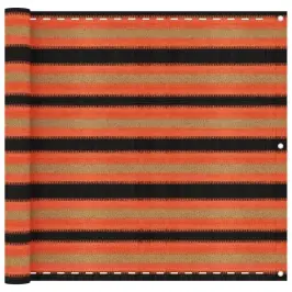 Balkona Aizslietnis, 90X500 Cm, Daudzkrāsains Hdpe Vidaxl