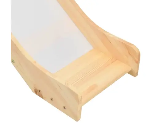 Bērnu Gulta Ar Slidkalniņu Un Trepēm, Priedes Koks, 97X208 Cm Vidaxl