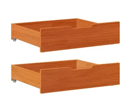 Bērnu Gultas Rāmis Ar Atvilktnēm, Bez Matrača, 80X170 Cm, Koks Vidaxl