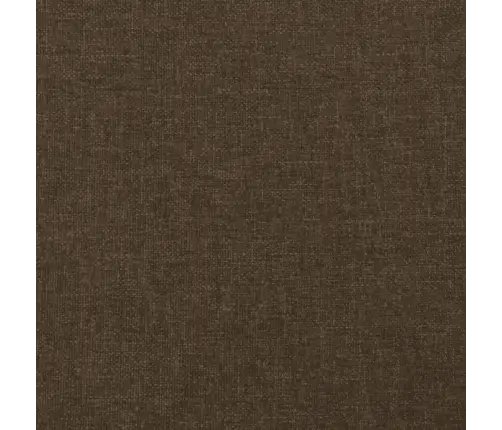 Atsperu Gultas Rāmis Ar Matraci, Tumši Brūna, 80X200 Cm, Audums Vidaxl
