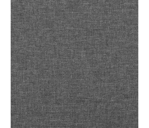 Atsperu Gulta Ar Matraci, Tumši Pelēka Audums, 200X200Cm Vidaxl