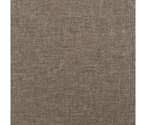 Atsperu Gulta Ar Matraci, Pelēkbrūns, 180X200 Cm, Audums Vidaxl