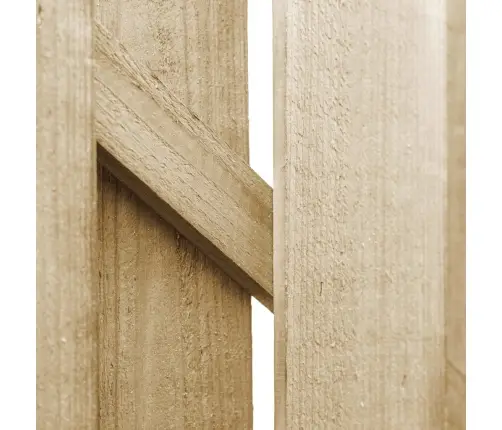 Dārza Žoga Vārti, Impregnēts Priedes Koks, 100X100 Cm Vidaxl