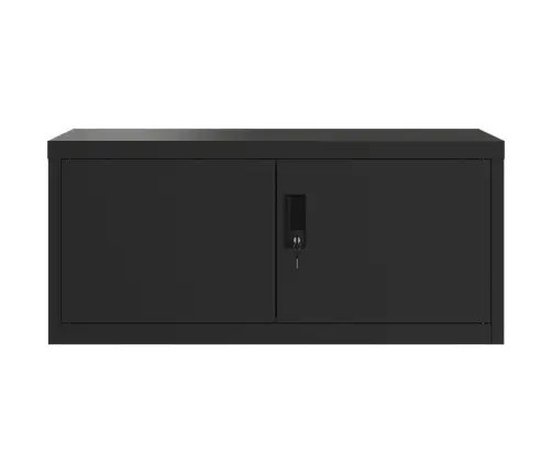 Dokumentu Skapis, Melns, 90X40X40 Cm, Tērauds Vidaxl