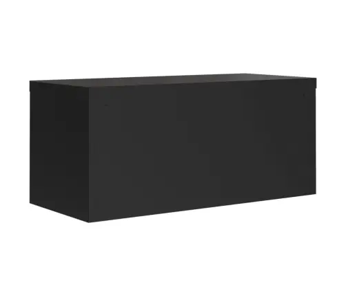 Dokumentu Skapis, Melns, 90X40X40 Cm, Tērauds Vidaxl