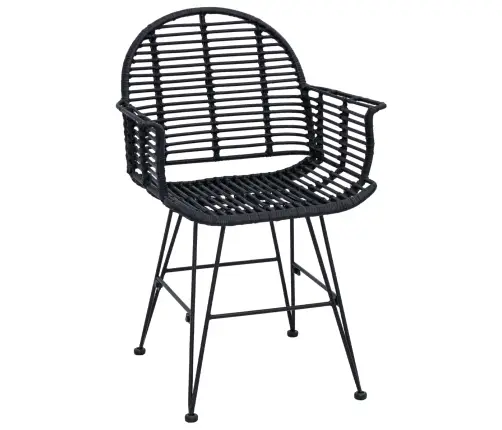 Ēdamistabas Krēsls 2 Pcs Melna 57 X 54.5 X 85 Cm Vidaxl