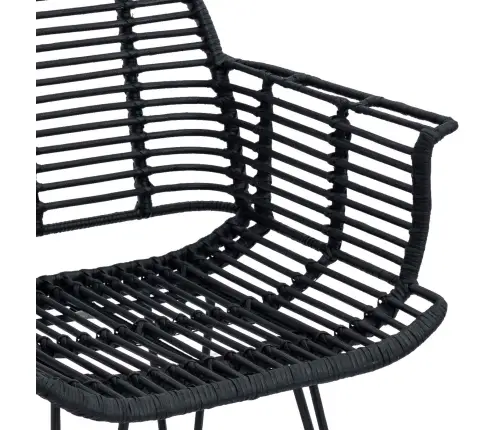 Ēdamistabas Krēsls 2 Pcs Melna 57 X 54.5 X 85 Cm Vidaxl