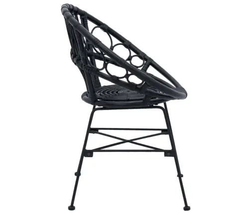 Ēdamistabas Krēsls 2 Pcs Melna 65 X 55,5 X 81 Cm Vidaxl