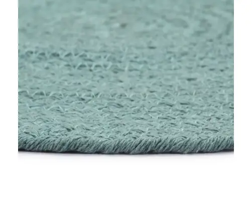 Galda Paliktņi, 4 Gab., 38 Cm, Apaļi, Zaļa Kokvilna  Vidaxl