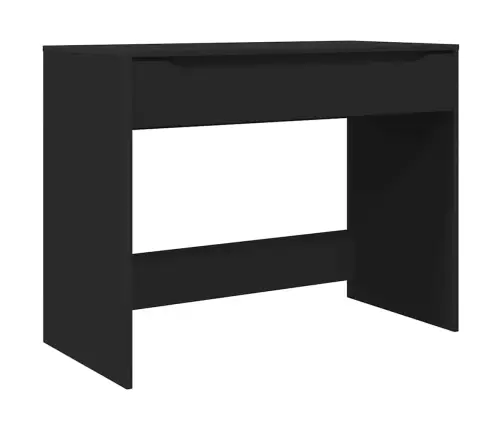 Galds Ar Atvilktni Melna 100 X 50 X 78 Cm Inženierijas Koks Vidaxl