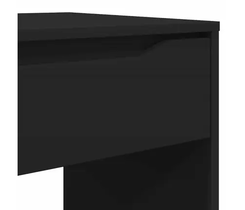 Galds Ar Atvilktni Melna 100 X 50 X 78 Cm Inženierijas Koks Vidaxl