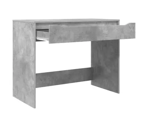 Galds Betona Pelēks 100 X 50 X 78 Cm Inženierijas Koks Vidaxl