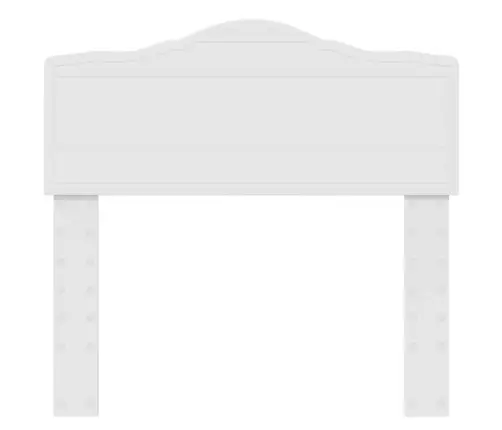 Galvgalis Ar Galvas Klāju Balts 100 Cm Inženierijas Koks Vidaxl