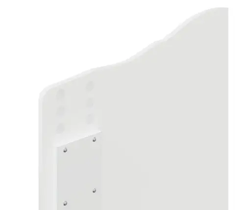 Galvgalis Ar Galvas Klāju Balts 100 Cm Inženierijas Koks Vidaxl