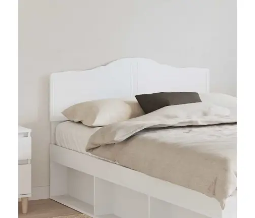 Galvgalis Ar Galvas Klāju Balts 135 Cm Inženierijas Koks Vidaxl