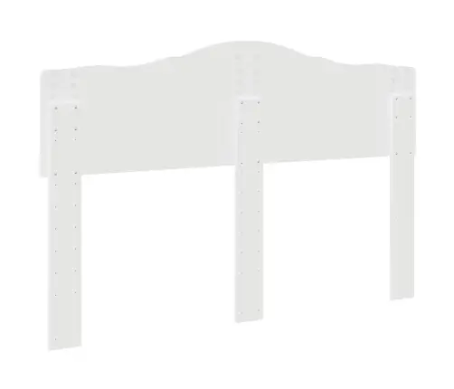 Galvgalis Ar Galvas Klāju Balts 160 Cm Inženierijas Koks Vidaxl