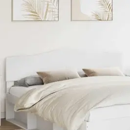 Galvgalis Ar Galvas Klāju Balts 180 Cm Inženierijas Koks Vidaxl