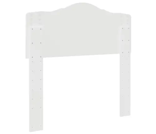 Galvgalis Ar Galvas Klāju Balts 75 Cm Inženierijas Koks Vidaxl