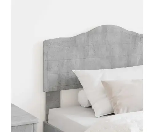 Galvūgalis Su Galvūgalio Betono Pilka 75 Cm Apdirbta Mediena