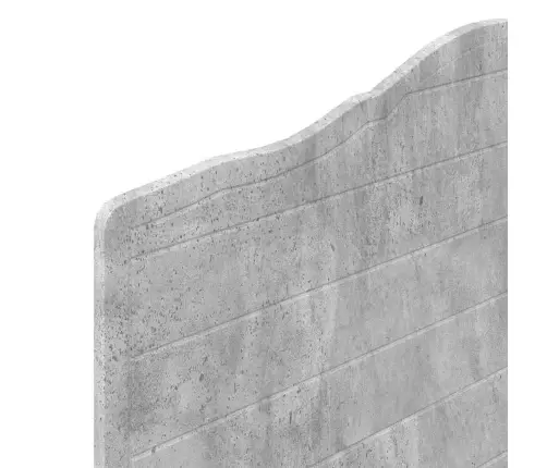 Galvūgalis Su Galvūgalio Betono Pilka 75 Cm Apdirbta Mediena