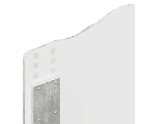 Galvūgalis Su Galvūgalio Betono Pilka 75 Cm Apdirbta Mediena