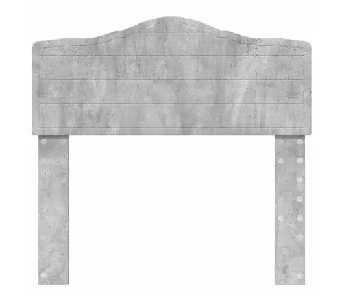 Galvūgalis Su Galvūgalio Betono Pilka 90 Cm Apdirbta Mediena