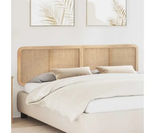 Galvgalis Ar Galvas Klāju Dabiska 200 X 55 X 3 Cm Rotangpalma Vidaxl