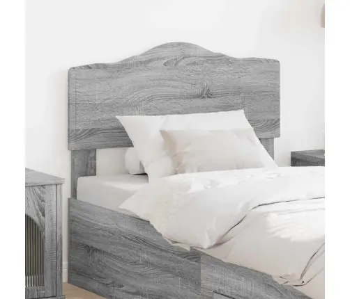 Galvgalis Ar Galvas Klāju Pelēks Sonoma 75 Cm Inženierijas Koks Vidaxl