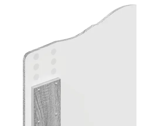 Galvgalis Ar Galvas Klāju Pelēks Sonoma 75 Cm Inženierijas Koks Vidaxl