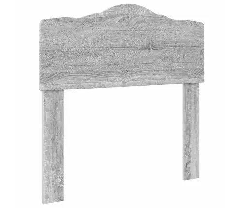 Galvgalis Ar Galvas Klāju Pelēks Sonoma 80 Cm Inženierijas Koks Vidaxl