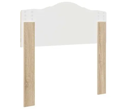 Galvgalis Ar Galvas Klāju Sonoma Ozols 80 Cm Inženierijas Koks Vidaxl