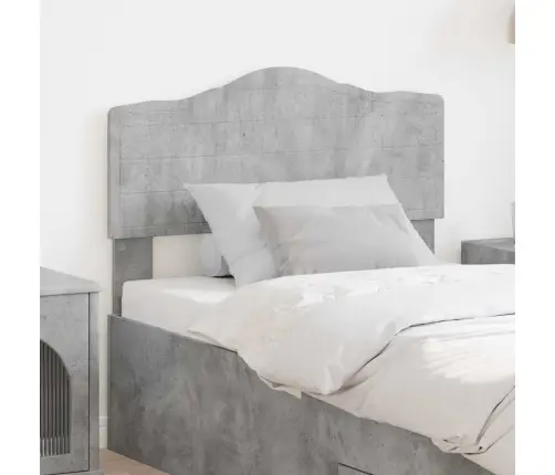 Galvūgalis Su Galvūgalio Betono Pilka 100 Cm Apdirbta Mediena