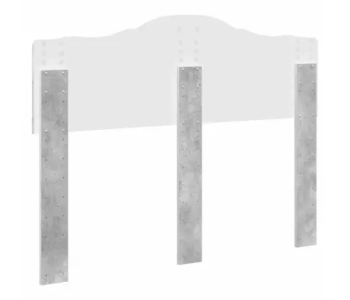 Galvgalis Betona Pelēks 120 Cm Inženierijas Koks Vidaxl