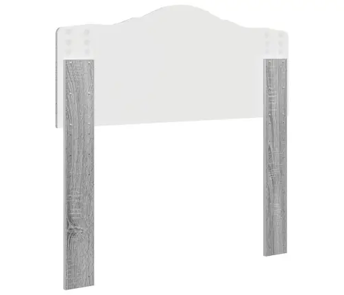 Galvūgalis Su Galvūgalio Pilkas Sonoma 100 Cm Apdirbta Mediena