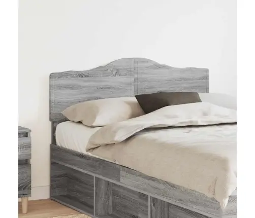 Galvūgalis Su Galvūgalio Pilkas Sonoma 135 Cm Apdirbta Mediena