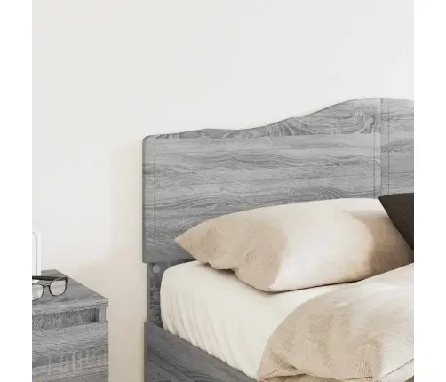 Galvūgalis Su Galvūgalio Pilkas Sonoma 135 Cm Apdirbta Mediena