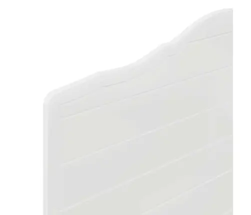 Galvūgalis Su Galvūgalio Blizgus Baltas 100 Cm Apdirbta Mediena